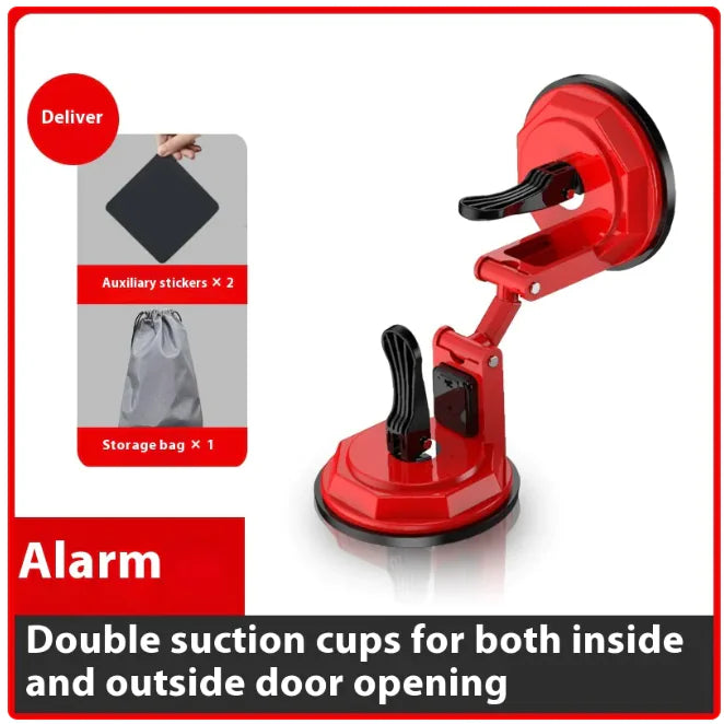 Portable Alloy Door Stopper with Alarm for Hotel & Personal Safety