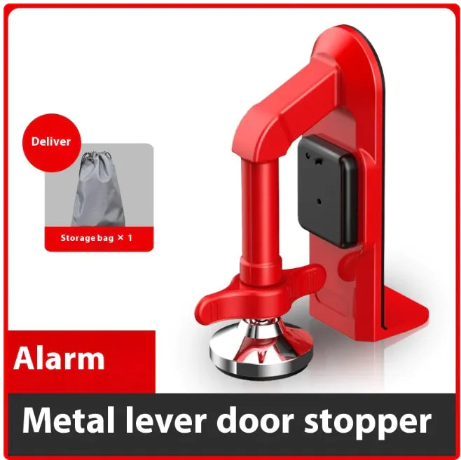 Portable Alloy Door Stopper with Alarm for Hotel & Personal Safety